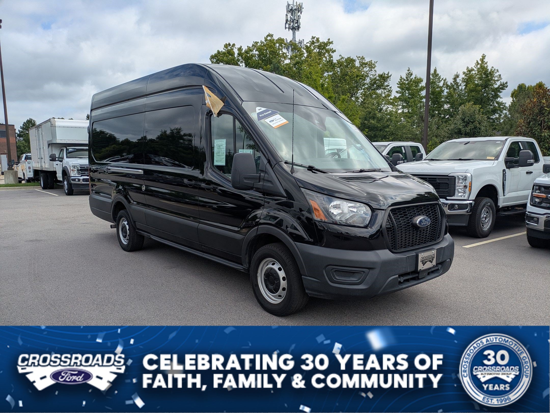 Certified 2023 Ford Transit 250 148 High Roof Extended w/ Load Area Protection Package RWD image 1