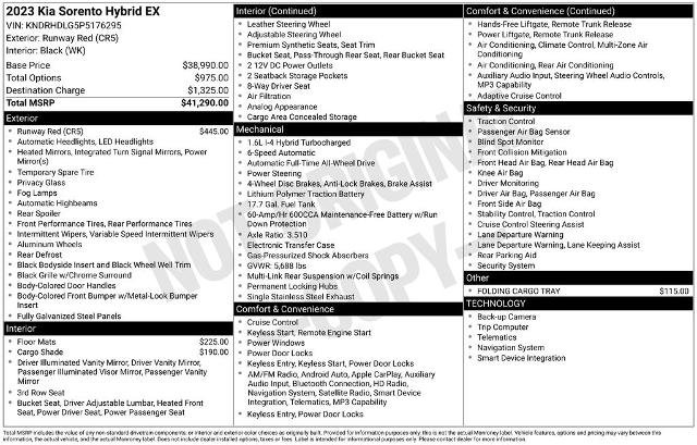 Used 2023 Kia Sorento EX image 14