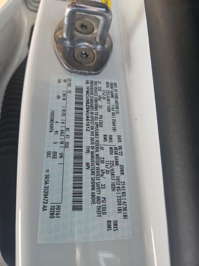 Certified 2022 Ford Escape SE AWD/4WD image 21