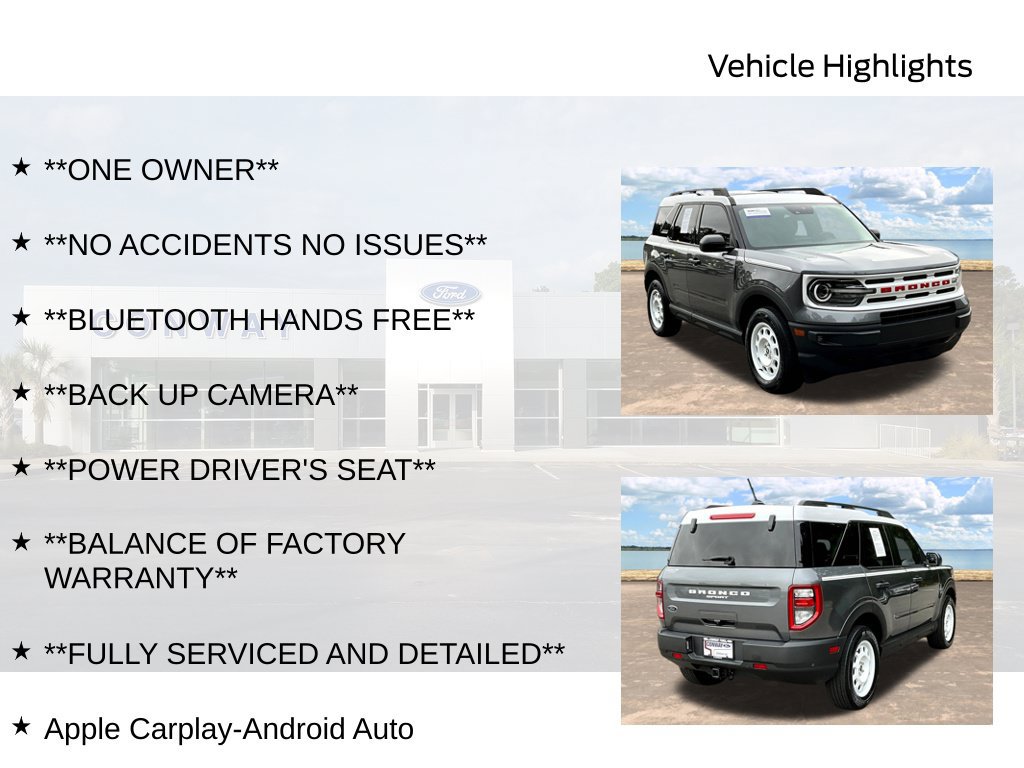 Certified 2024 Ford Bronco Sport Heritage w/ Heritage Convenience Package AWD/4WD image 6