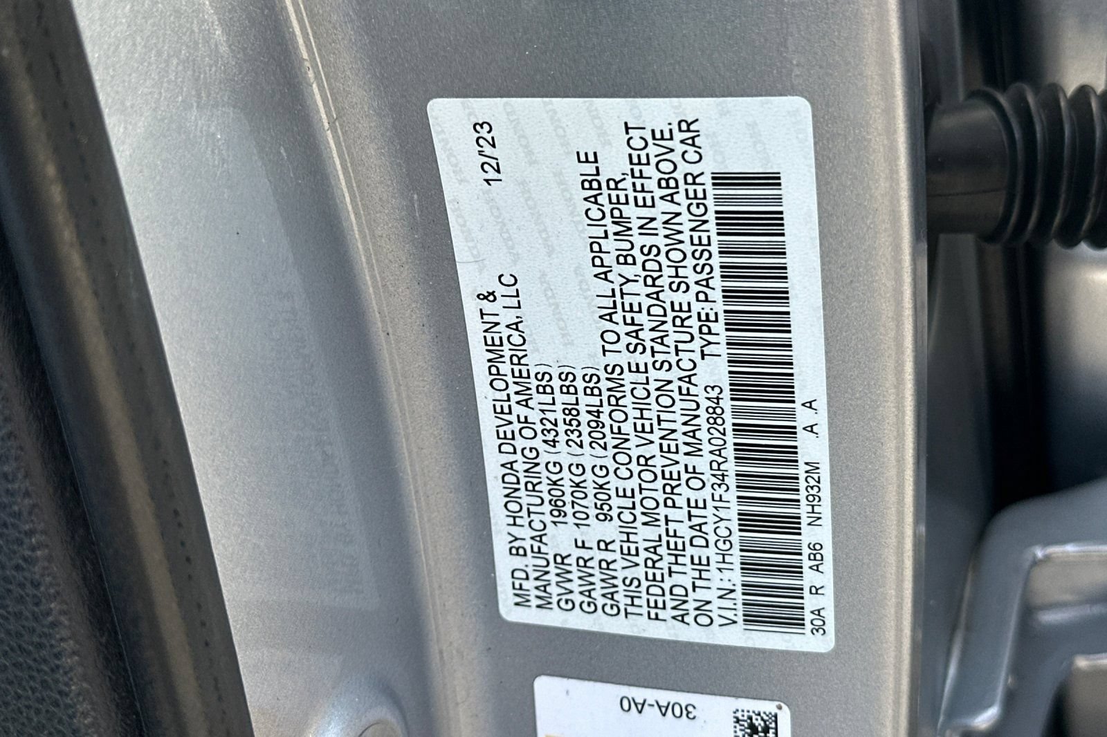 Used 2024 Honda Accord EX image 26