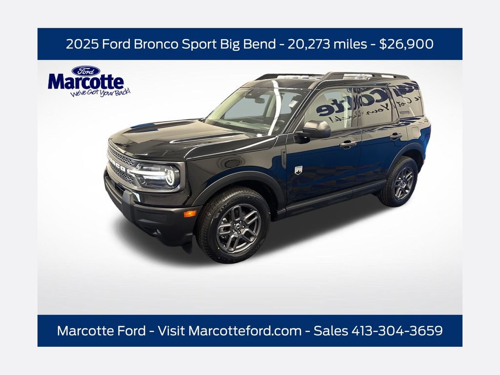 Certified 2025 Ford Bronco Sport Big Bend w/ Convenience Package AWD/4WD image 1