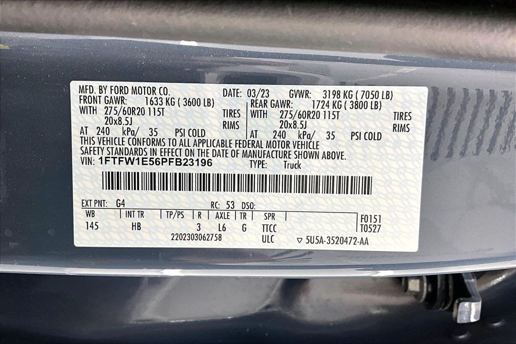 Certified 2023 Ford F150 Lariat w/ Equipment Group 502A High AWD/4WD image 36