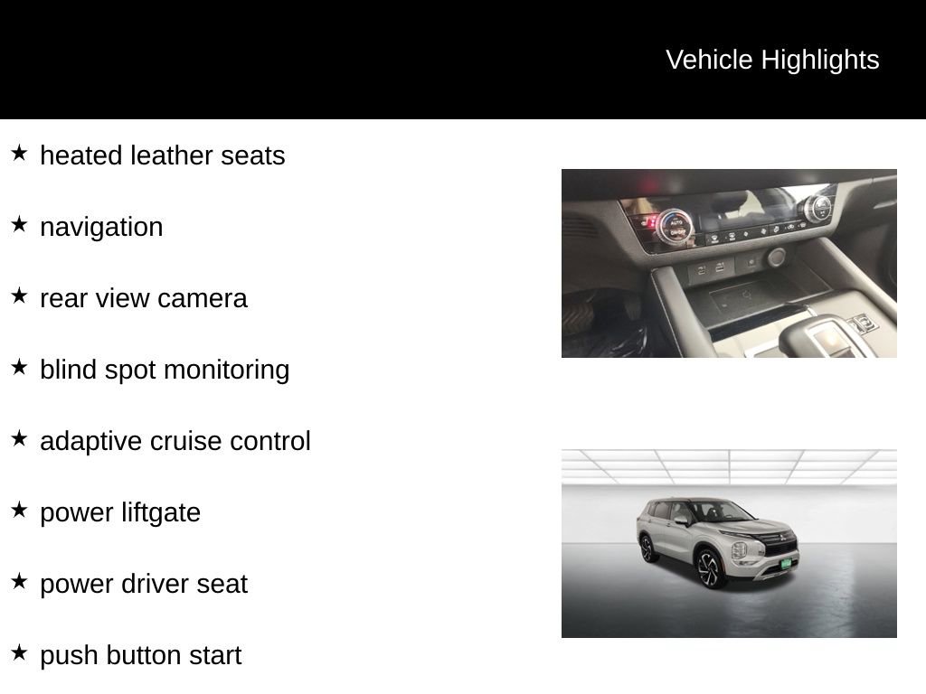 Used 2024 Mitsubishi Outlander SE AWD/4WD image 10