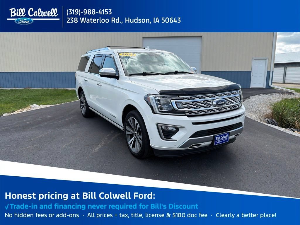 Certified 2021 Ford Expedition Max Platinum AWD/4WD image 1