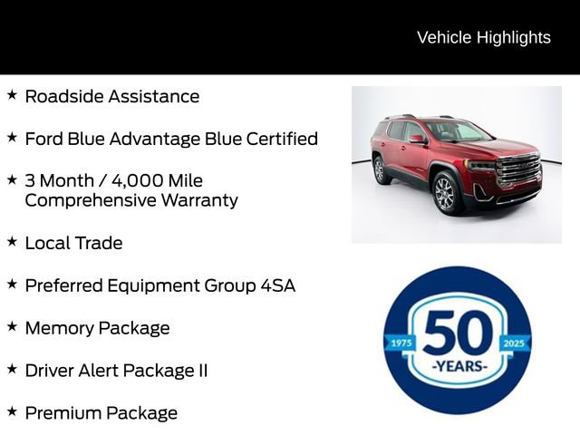Used 2020 GMC Acadia SLT w/ Driver Alert Package II AWD/4WD image 6