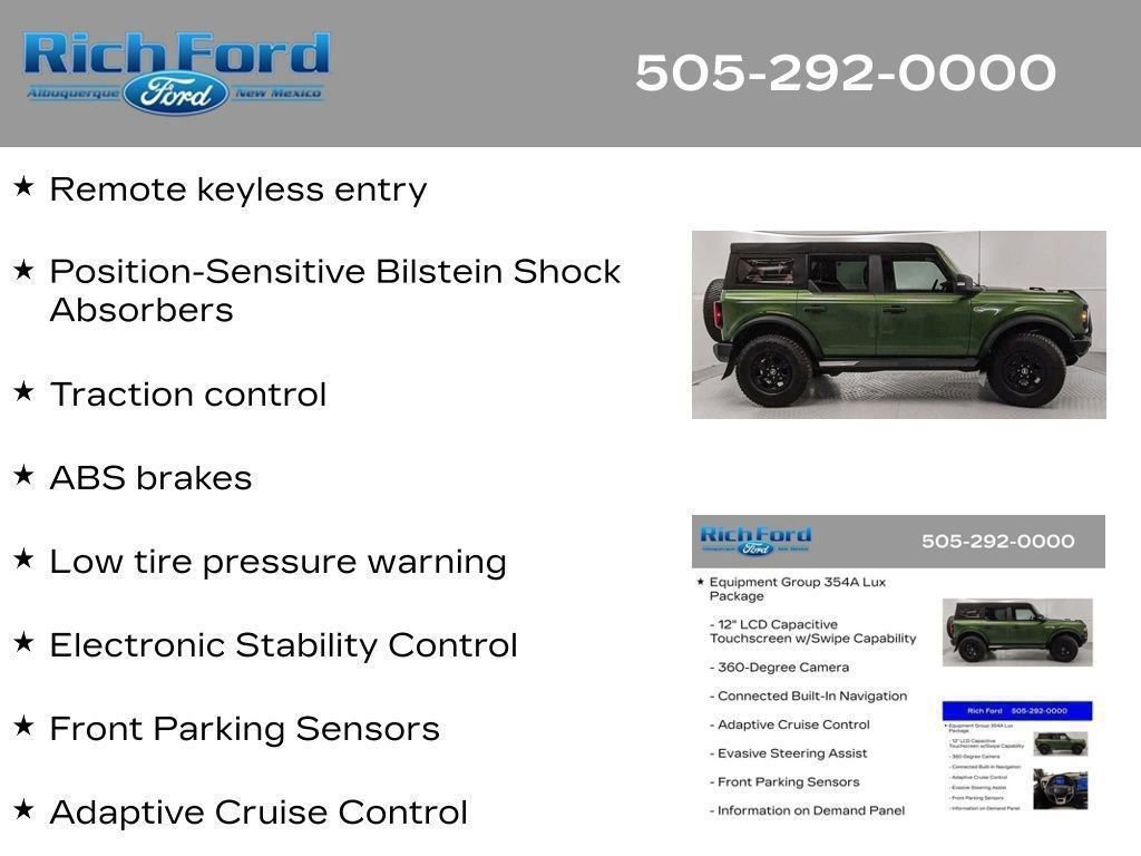 Certified 2023 Ford Bronco Wildtrak AWD/4WD image 87