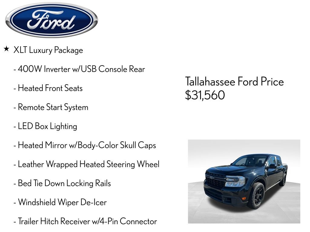 Certified 2022 Ford Maverick XLT w/ Equipment Group 300A Standard image 13