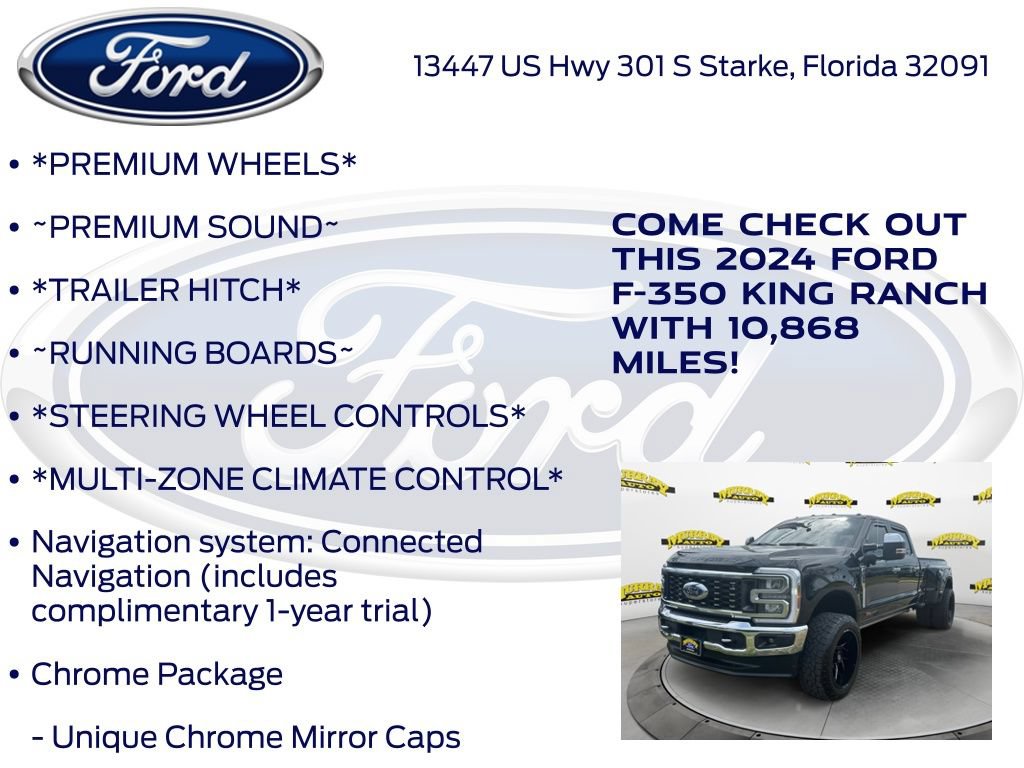 Certified 2024 Ford F350 King Ranch w/ Chrome Package AWD/4WD image 17