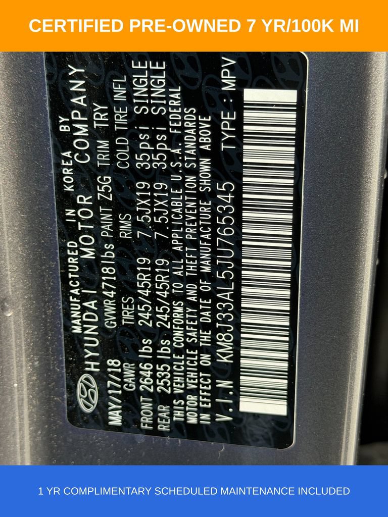 Used 2018 Hyundai Tucson Sport FWD image 30