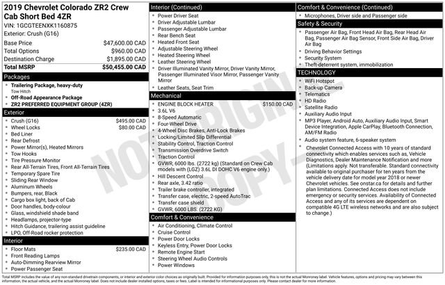 Used 2019 Chevrolet Colorado ZR2 AWD/4WD image 33