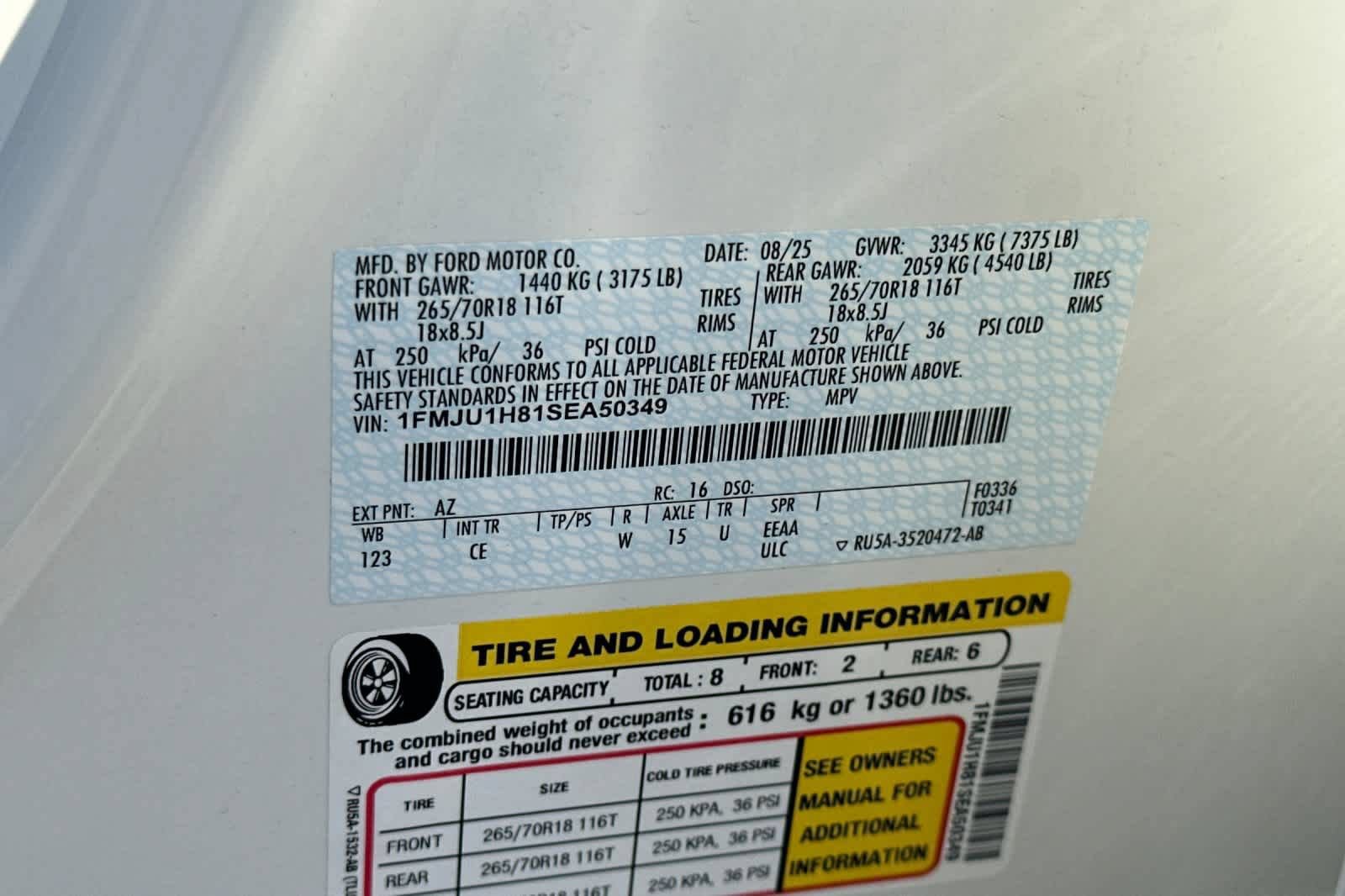 Certified 2025 Ford Expedition Active RWD image 30