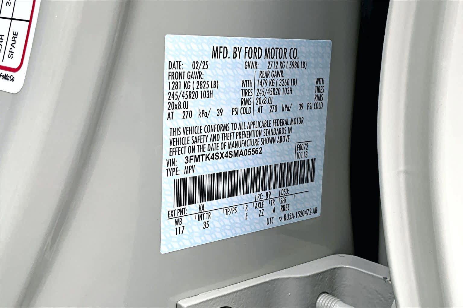 Certified 2025 Ford Mustang Mach-E GT AWD/4WD image 38