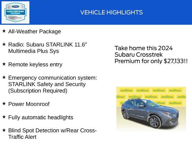 Used 2024 Subaru Crosstrek Hybrid AWD/4WD image 18