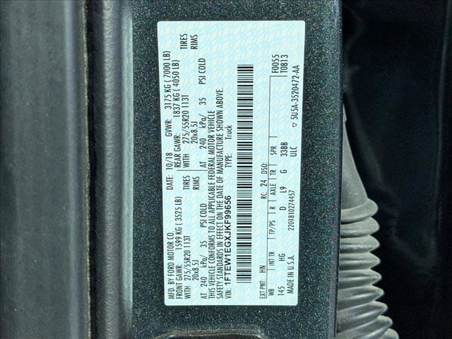 Certified 2018 Ford F150 Lariat w/ Equipment Group 502A Luxury image 24