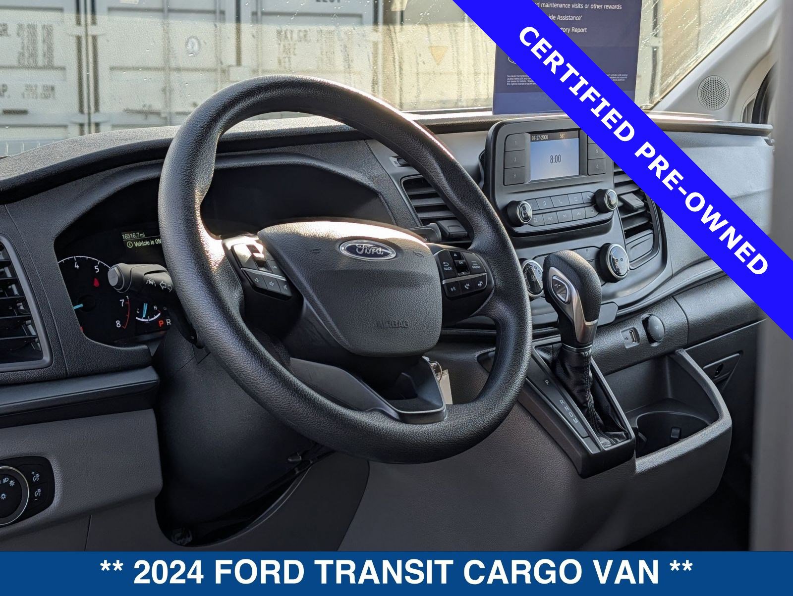 Certified 2024 Ford Transit 250 Low Roof w/ Exterior Upgrade Package RWD image 19