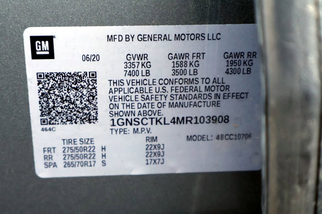 Used 2021 Chevrolet Tahoe High Country RWD image 45
