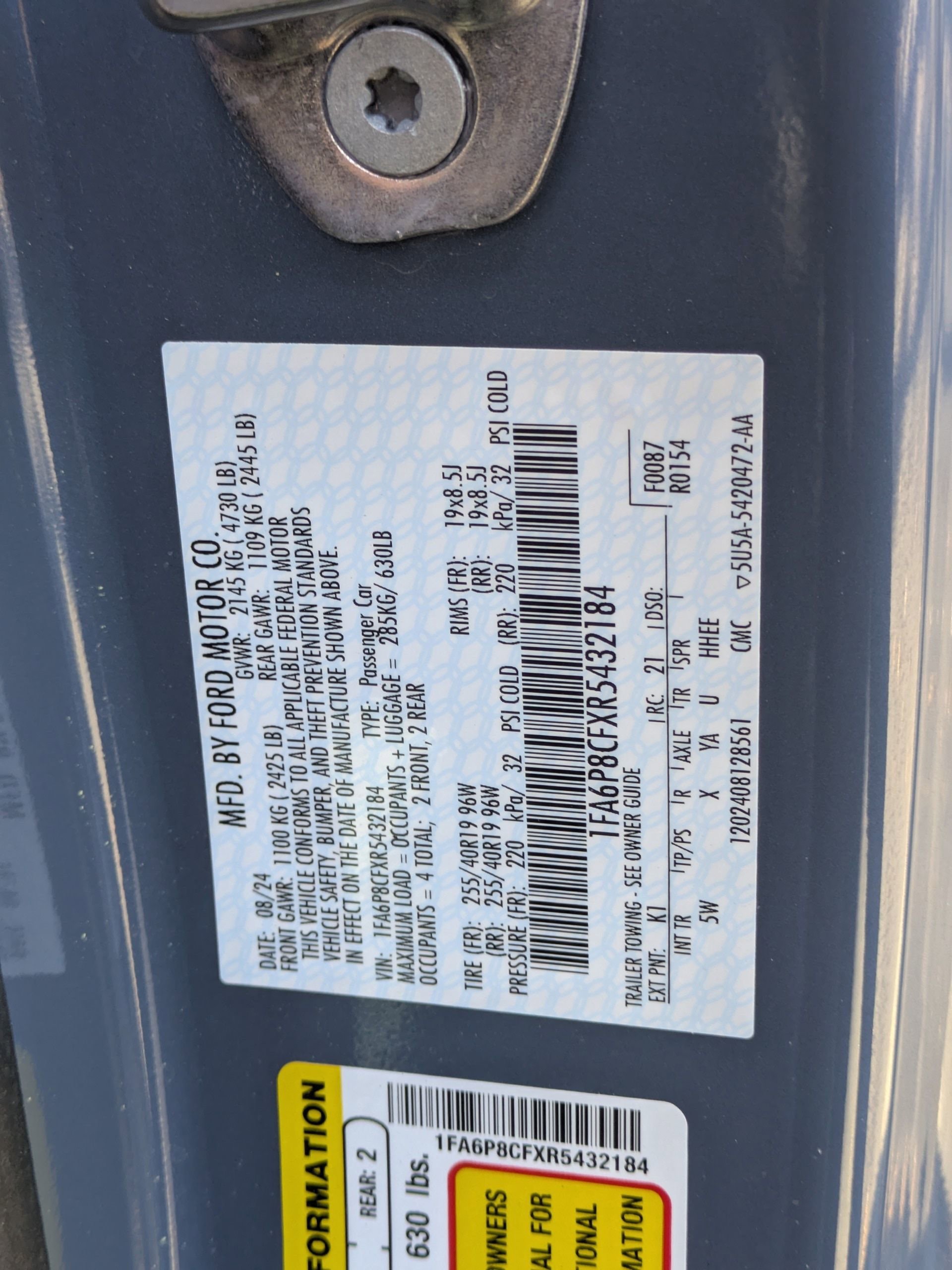 Certified 2024 Ford Mustang GT Premium image 31