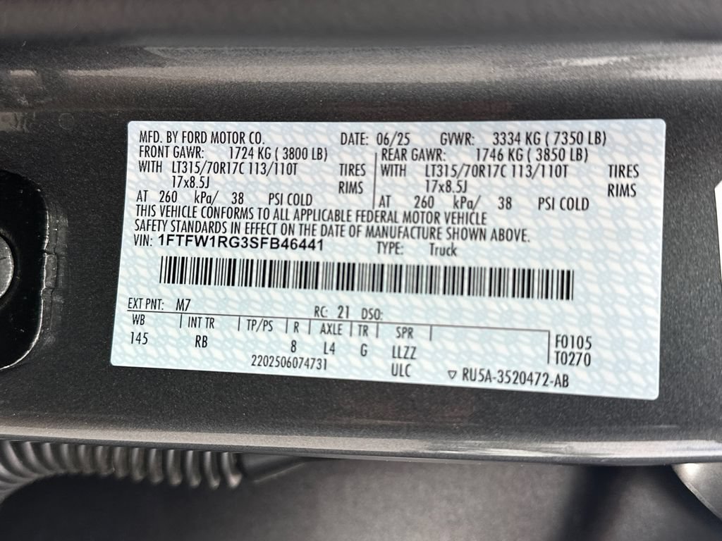 Certified 2025 Ford F150 Raptor AWD/4WD image 35