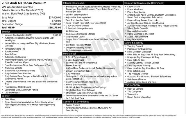 Used 2023 Audi A3 2.0T Premium image 10