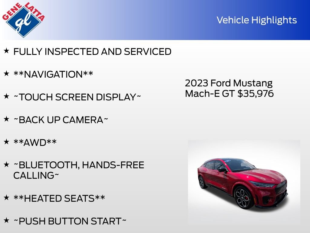 Certified 2023 Ford Mustang Mach-E GT AWD/4WD image 34