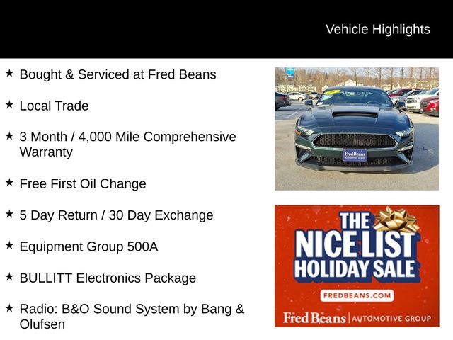 Certified 2019 Ford Mustang Bullitt w/ Bullitt Electronics Package image 3