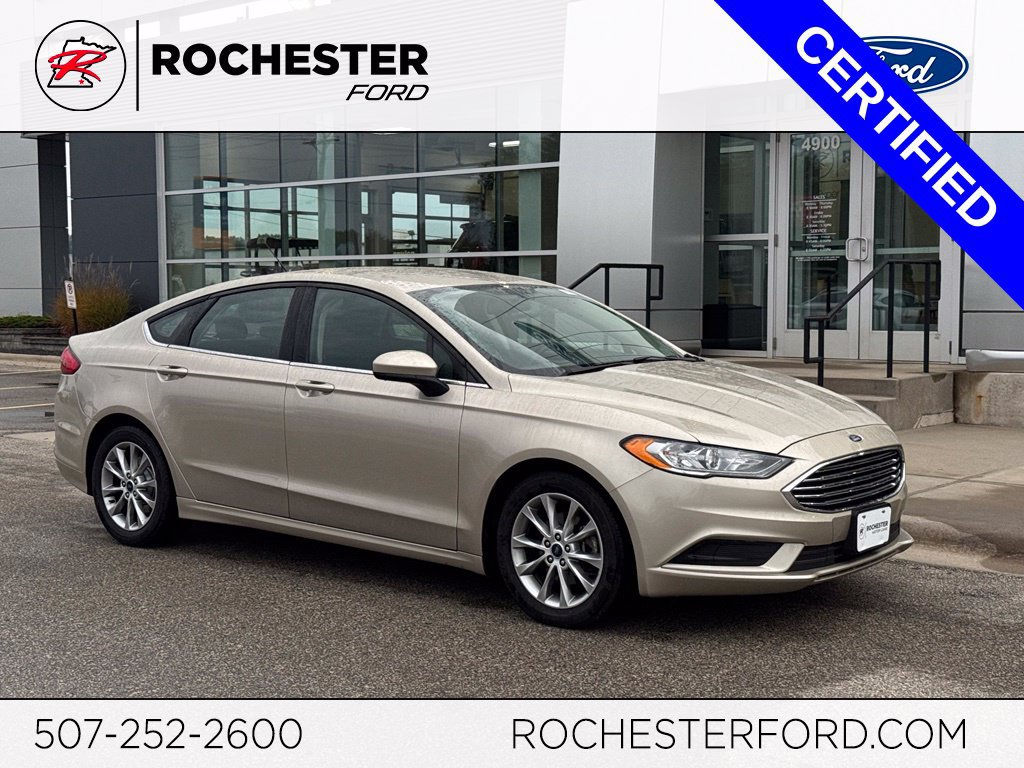 Certified 2017 Ford Fusion SE w/ Fusion SE Technology Package FWD image 1