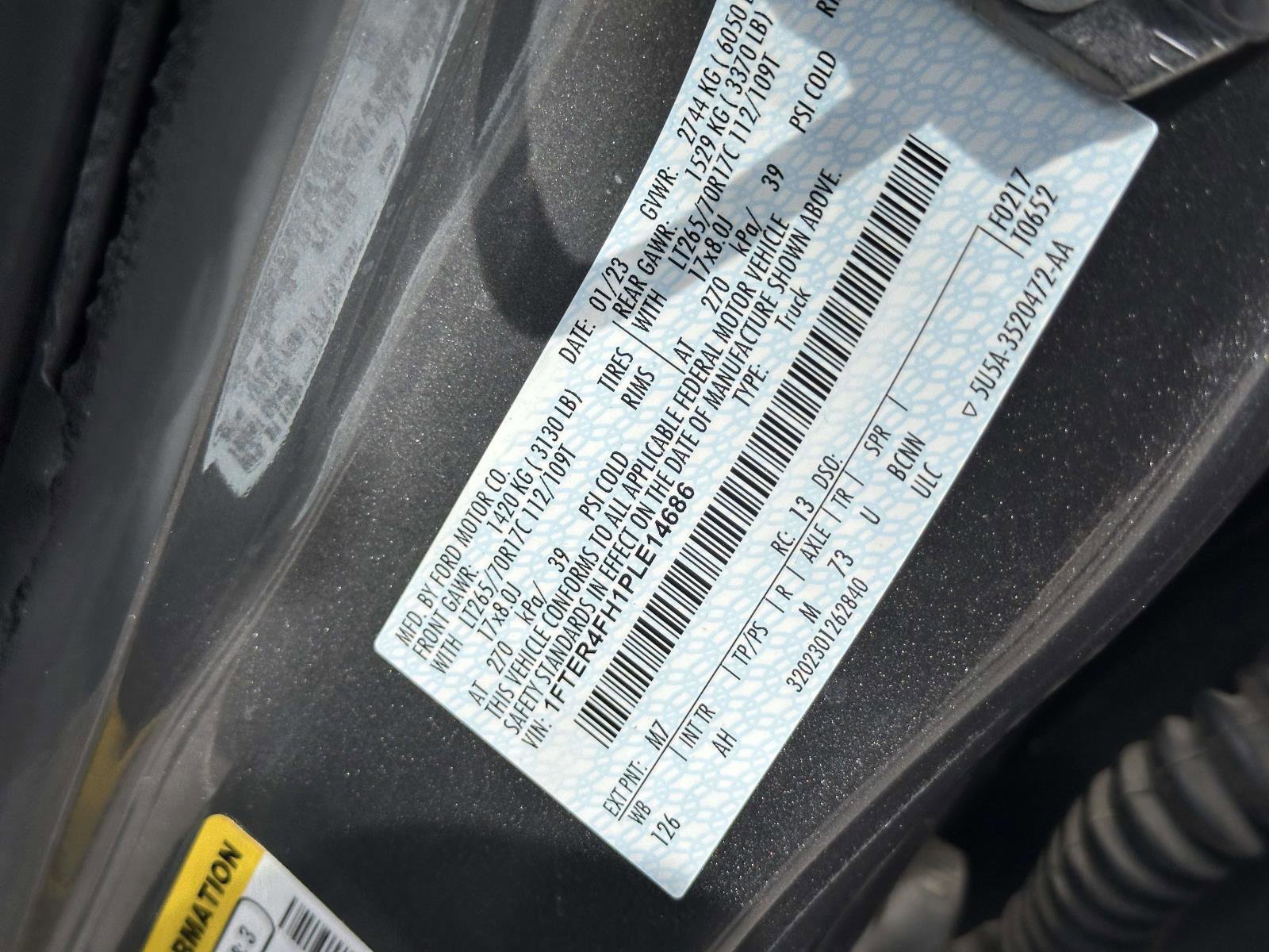 Certified 2023 Ford Ranger XLT w/ Tremor Off-Road Package AWD/4WD image 15