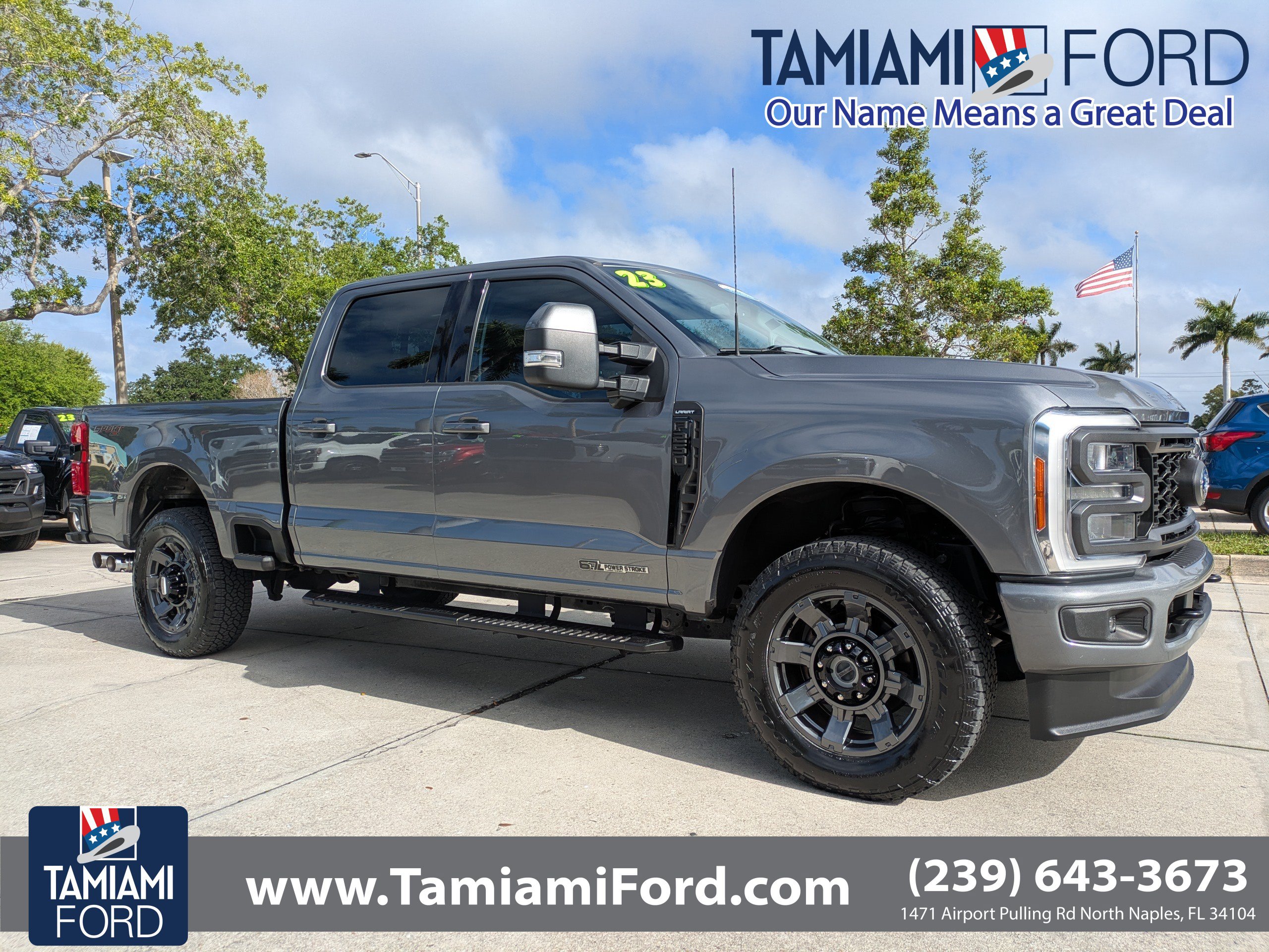 Certified 2023 Ford F250 Lariat w/ Sport Appearance Package AWD/4WD image 1