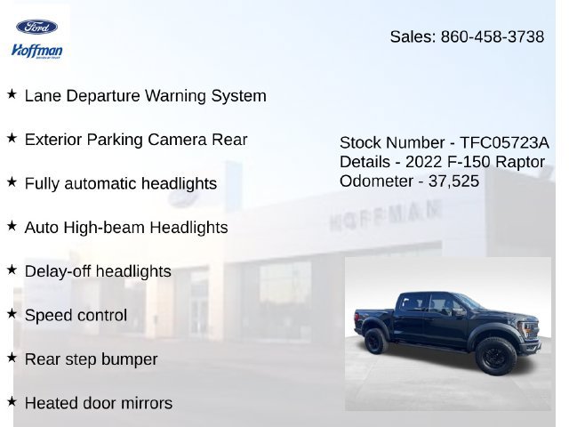 Certified 2022 Ford F150 Raptor w/ Convenience Package AWD/4WD image 25