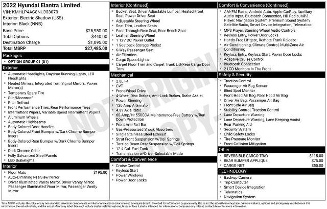 Used 2022 Hyundai Elantra Limited image 6