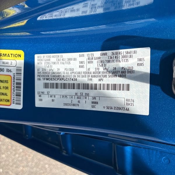 Certified 2023 Ford Bronco Badlands AWD/4WD image 17