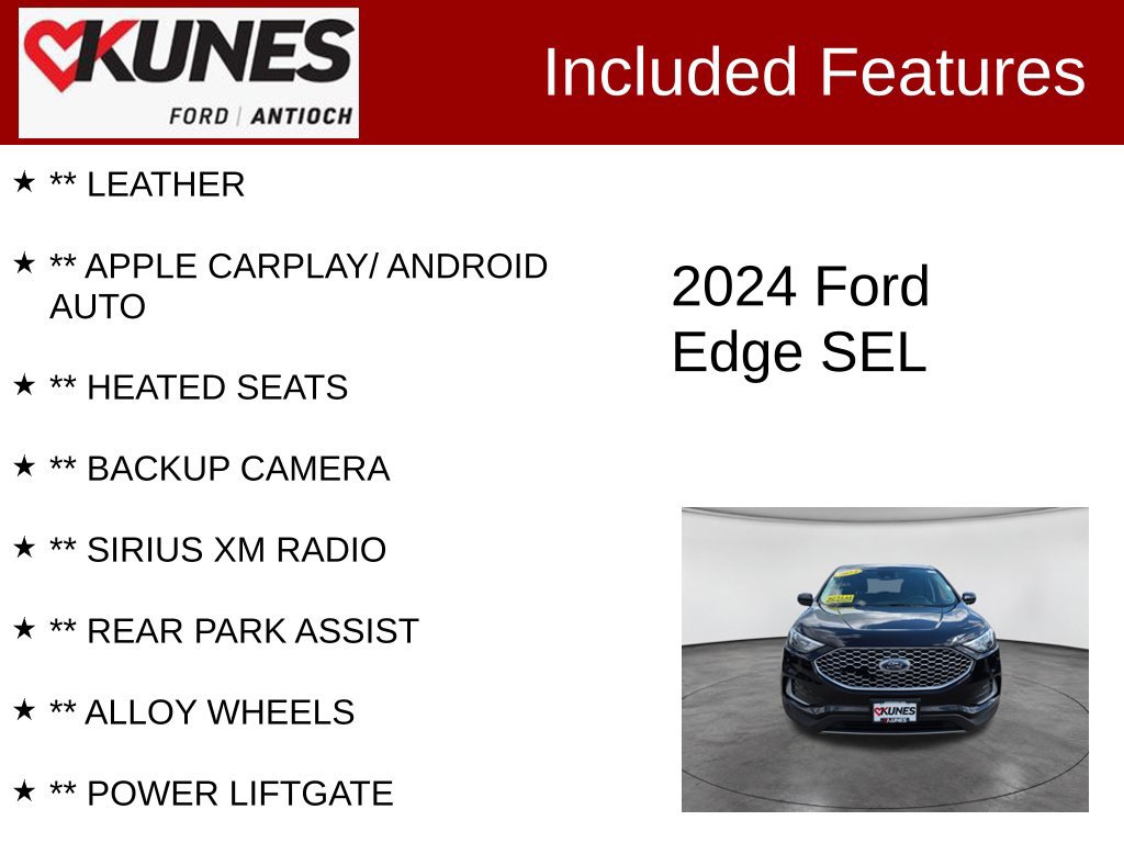Certified 2024 Ford Edge SEL AWD/4WD image 3
