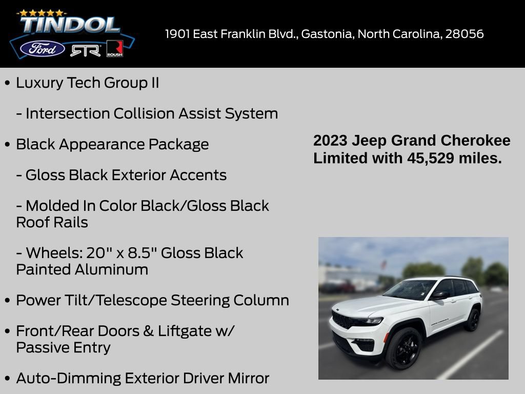 Used 2023 Jeep Grand Cherokee Limited w/ Luxury Tech Group II AWD/4WD image 21