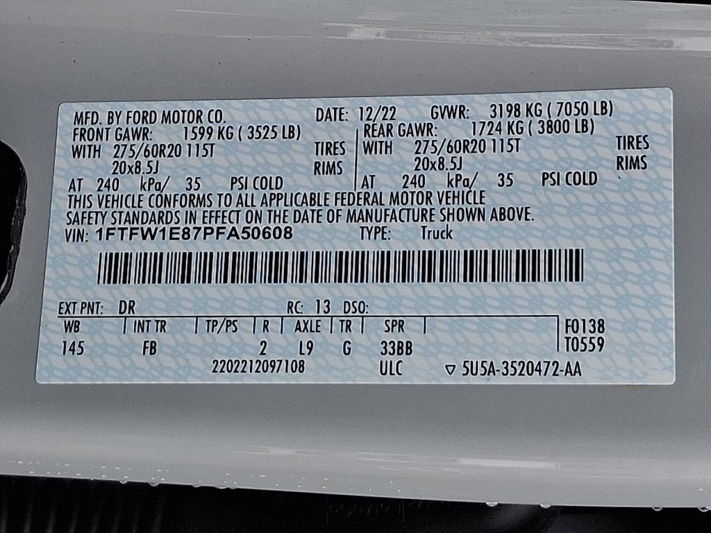 Certified 2023 Ford F150 XLT w/ Equipment Group 302A High AWD/4WD image 29