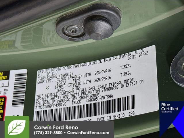 Used 2022 Toyota Tacoma TRD Off-Road w/ Technology Package image 33