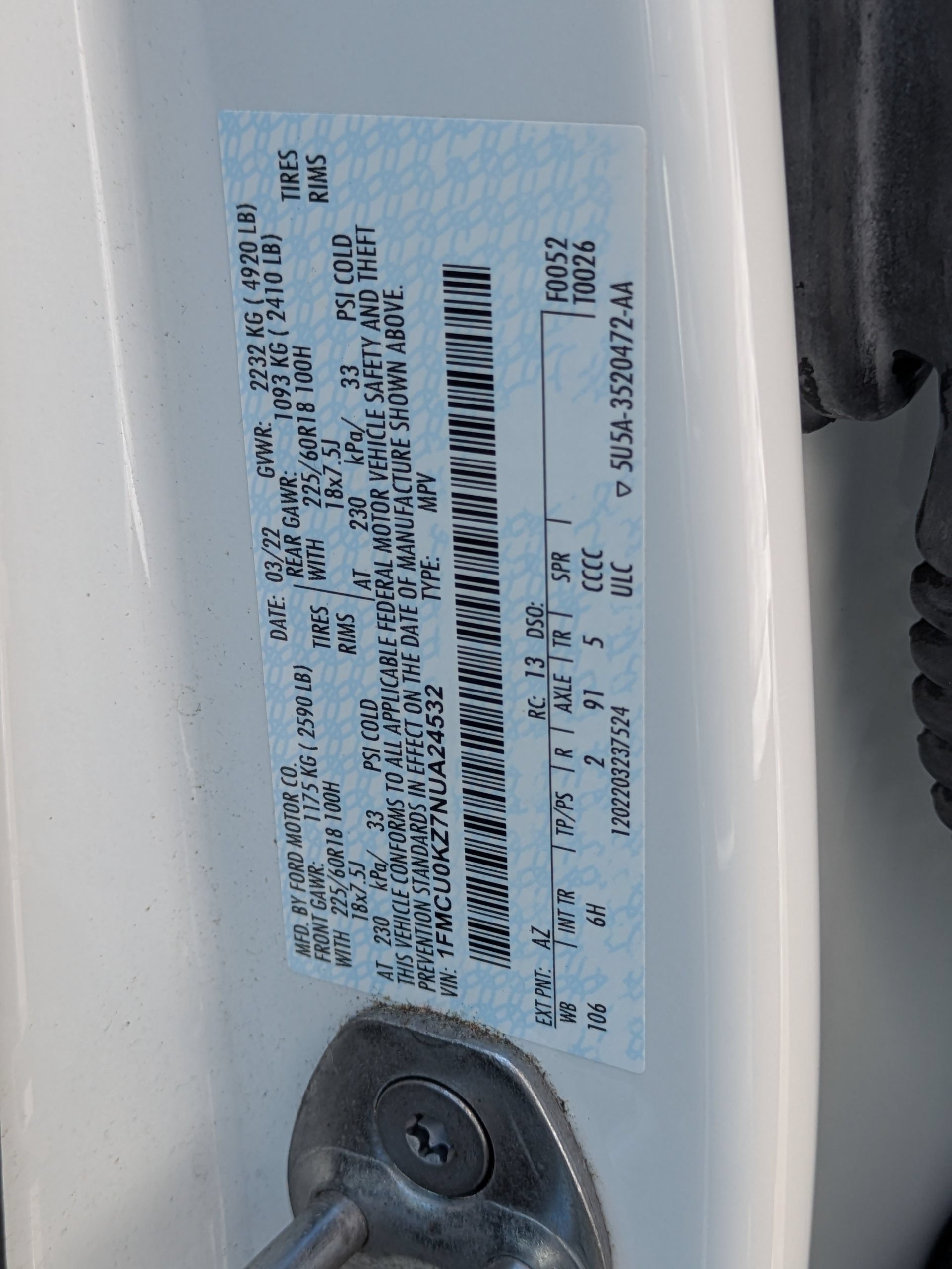 Certified 2022 Ford Escape SEL w/ Technology Package FWD image 43