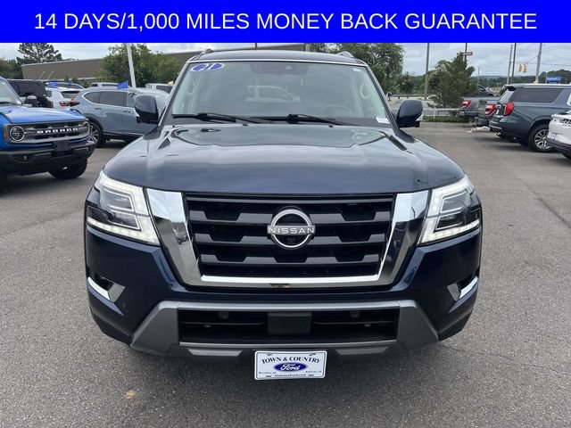 Used 2021 Nissan Armada SL w/ Captain's Chairs Package AWD/4WD image 2