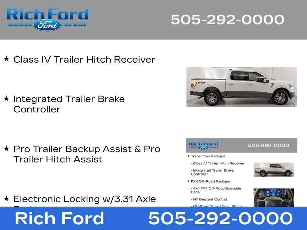 Certified 2023 Ford F150 King Ranch w/ Equipment Group 601A High AWD/4WD image 78