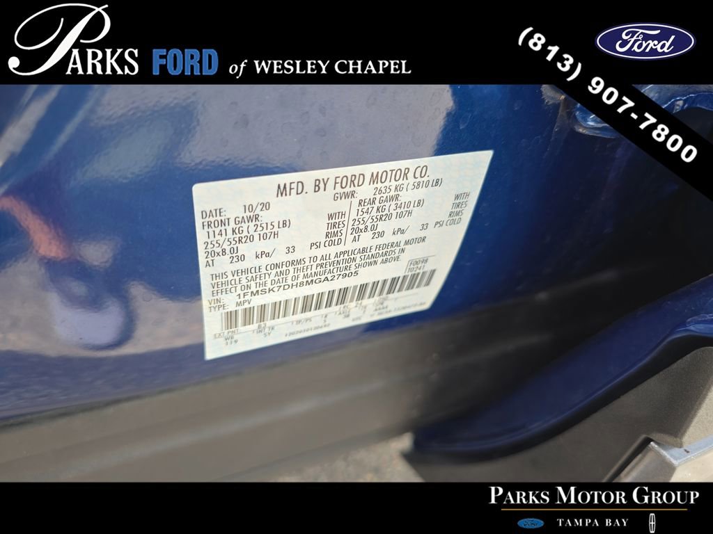 Certified 2021 Ford Explorer XLT w/ Equipment Group 202A RWD image 33