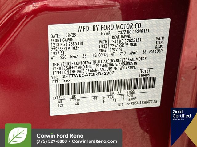 Certified 2025 Ford Maverick Lariat AWD/4WD image 35