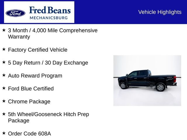 Certified 2023 Ford F250 Lariat w/ Chrome Package AWD/4WD image 7