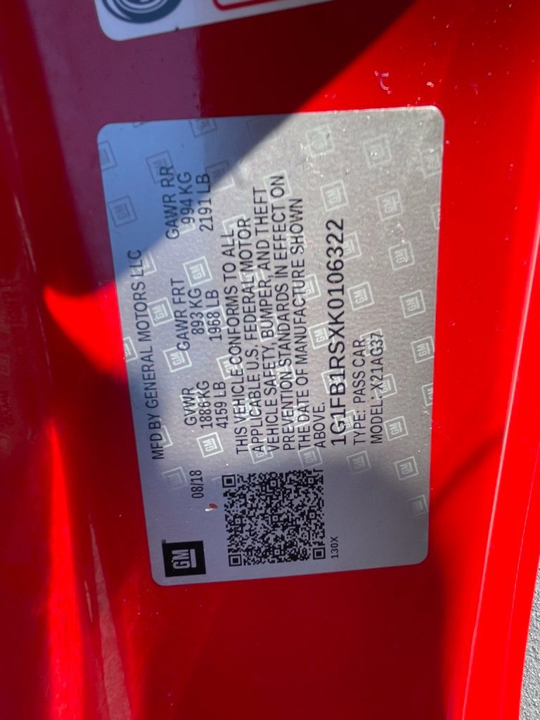 Used 2019 Chevrolet Camaro LT RWD image 30