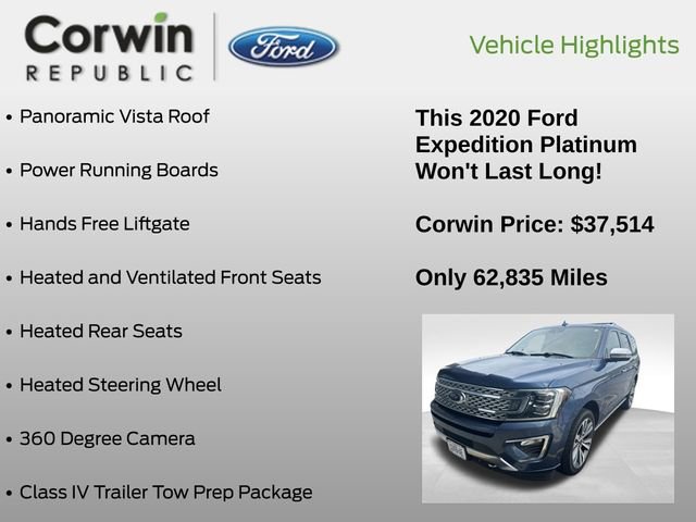 Certified 2020 Ford Expedition Platinum AWD/4WD image 6