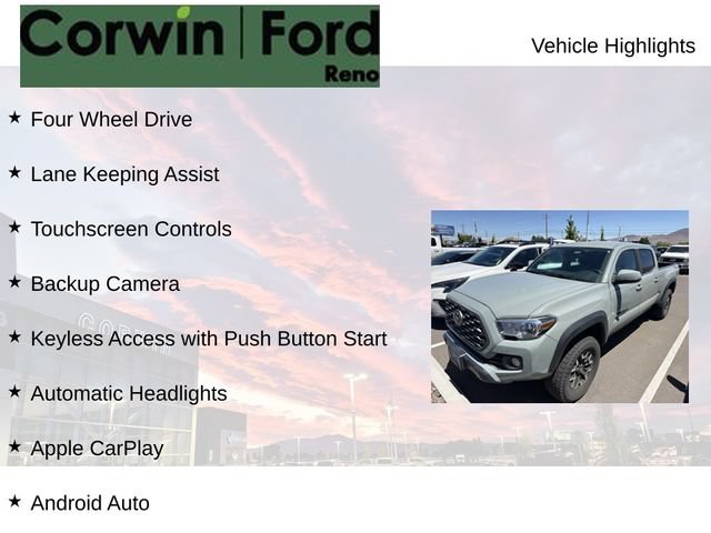 Used 2022 Toyota Tacoma TRD Off-Road w/ Black Out Package (TMS) AWD/4WD image 8