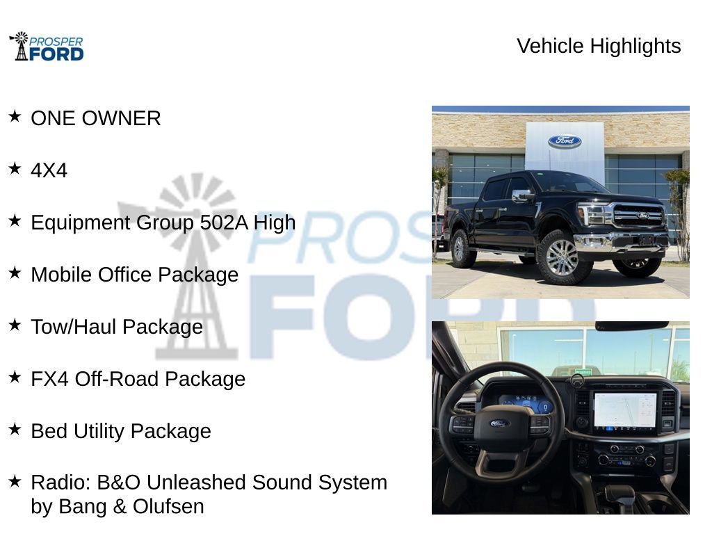 Certified 2024 Ford F150 Lariat w/ Equipment Group 502A High image 5