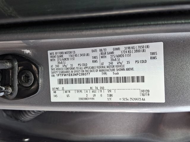 Certified 2022 Ford F150 XLT w/ Equipment Group 302A High AWD/4WD image 27