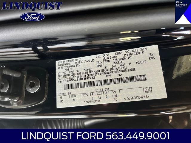 Certified 2024 Ford F150 Lariat w/ Equipment Group 502A High AWD/4WD image 16