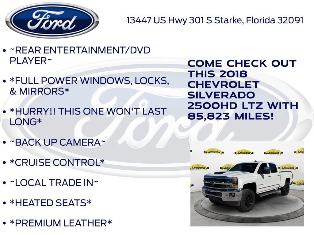 Used 2018 Chevrolet Silverado 2500 LTZ w/ Duramax Plus Package image 10