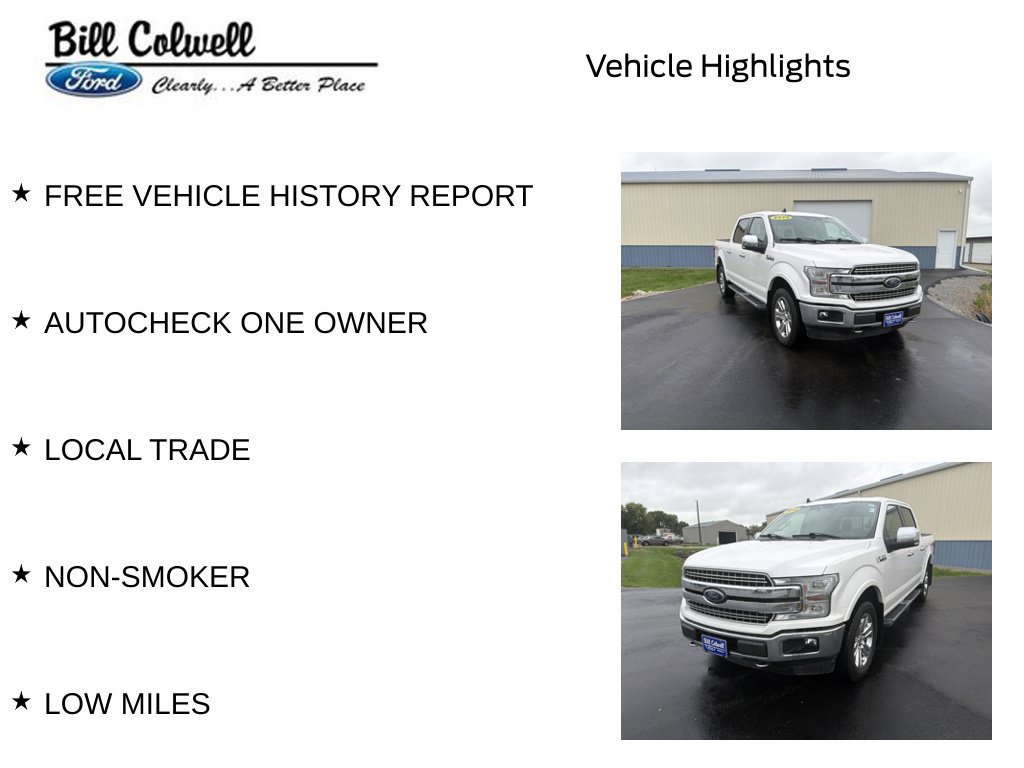 Certified 2019 Ford F150 Lariat w/ Equipment Group 502A Luxury AWD/4WD image 11